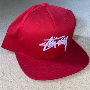 * SOLD * Stussy Red Snapback